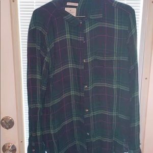 AE Flannel Button Up
